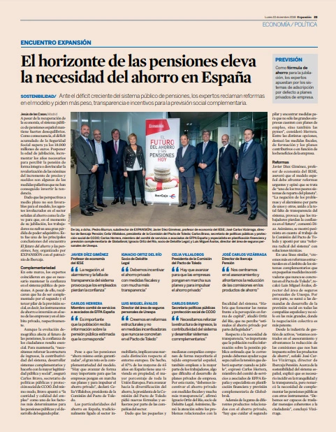 Globalbrok participa en el encuentro organizado por Expansión: «El futuro del ahorro y las pensiones, hoy»