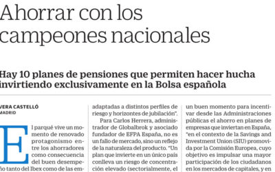 Ahorrar para la jubilación: Carlos Herrera, de Globalbrok, participa como voz experta en Cinco Días